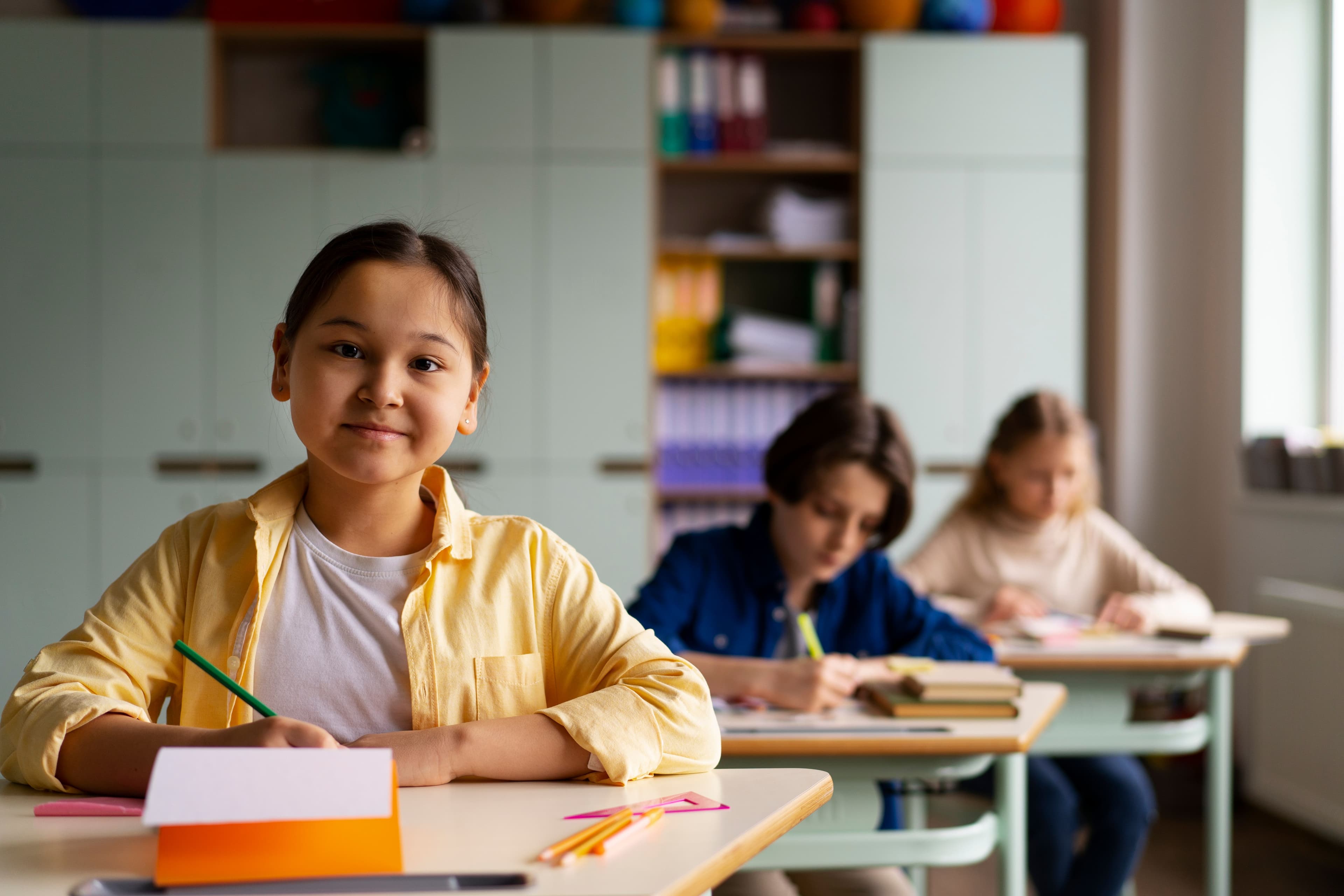 Students in classroom